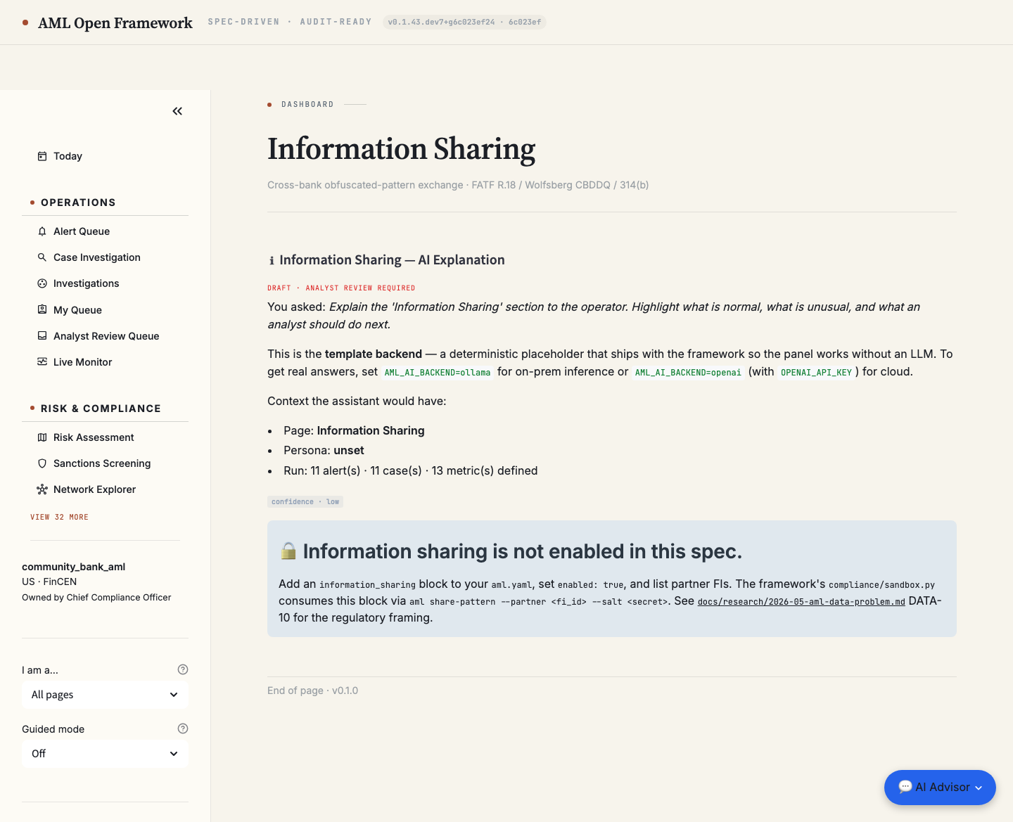 Information Sharing