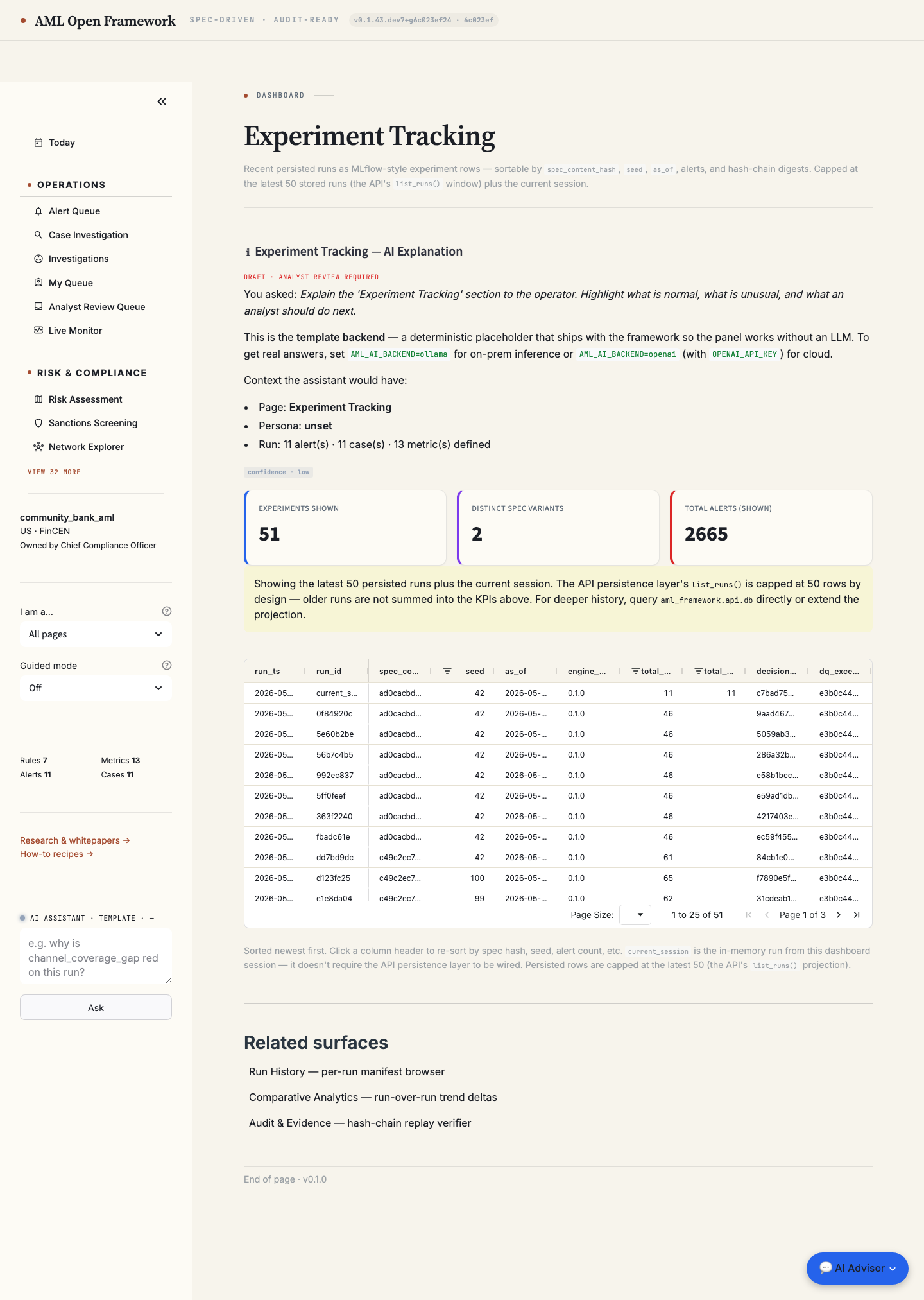 Experiment Tracking